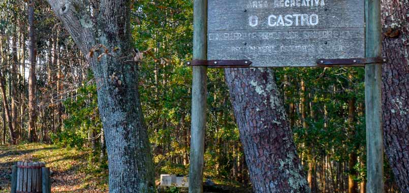 Área recreativa O Castro (Cerdido) Norte Galicia Norte